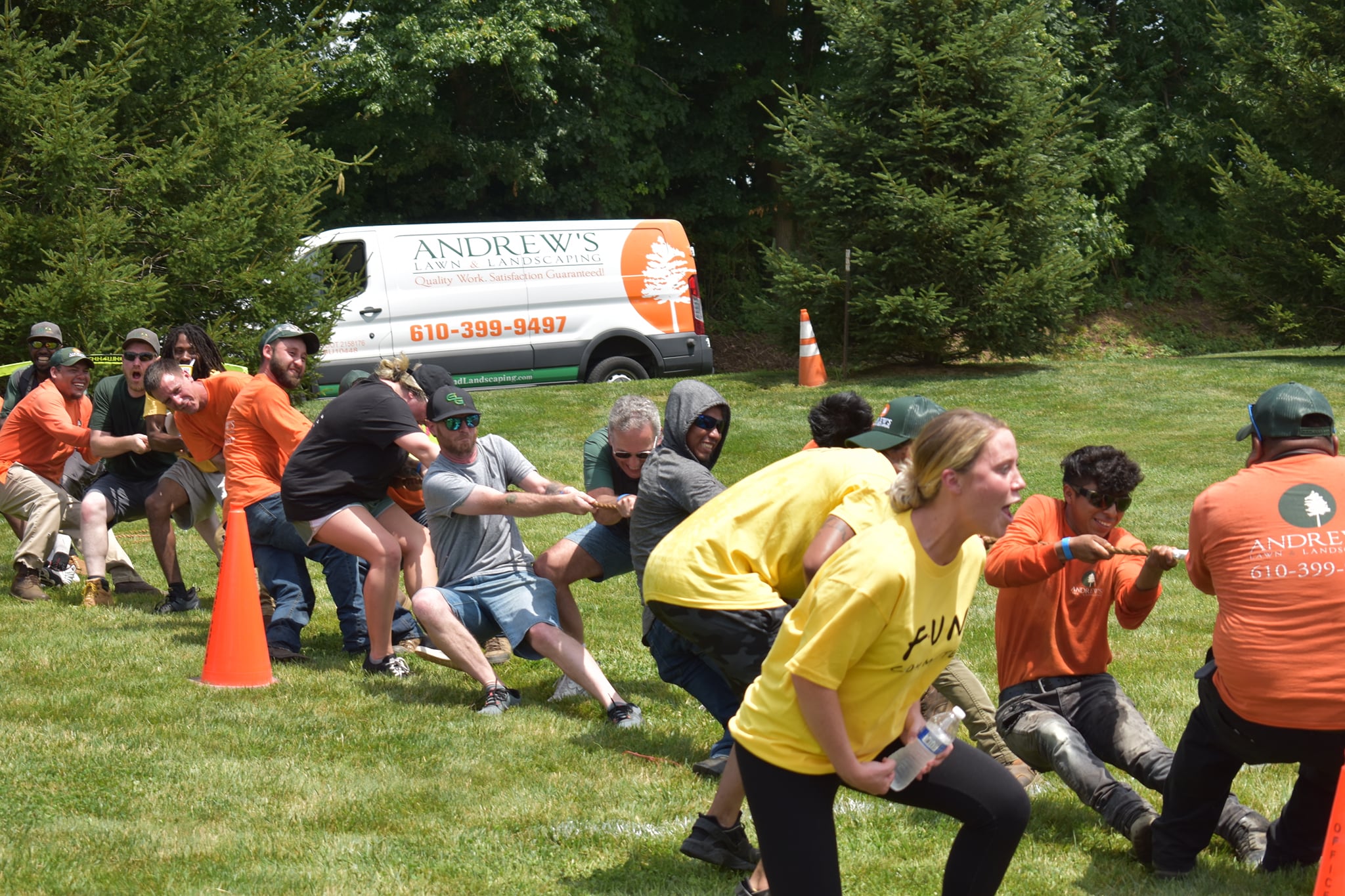tug of war with employees
